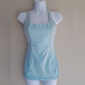 Lululemon Light Blue Scoop Neck Tank Size 6
